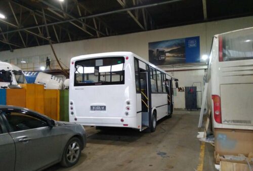 Установка кондиционера в салон ПАЗ